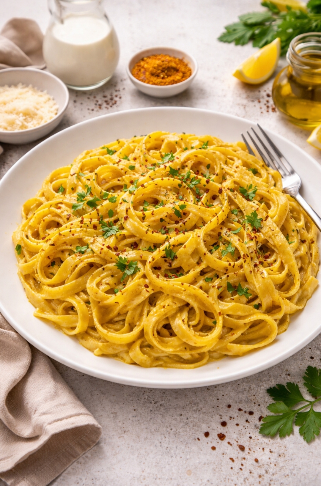 Kremalı Körili Makarna Tarifi